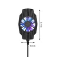 thumbnail image 3 of Clip On Fan Gaming Artifact Mobile Phone Radiator Cooled Fan Usb Wired Mobile Phone Small Fan Radiator Back Clip Small Clip On Fan, 3 of 9