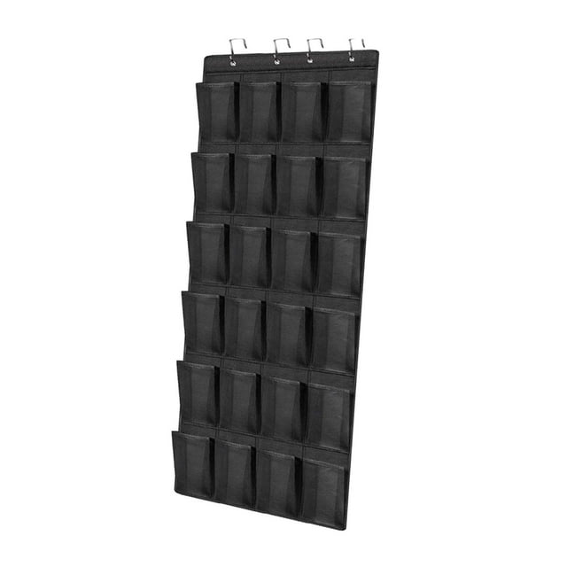 Organizador de zapatos para colgar sobre la puerta, estante para zapatos, soporte para colgar en la puerta, almacenamiento 55x150cm