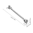 thumbnail image 2 of HEALEEP 2Ud Tornillos Tensores De Acero Inoxidable Para Rigging Con Cuerpo Y Garra Plata, 2 of 8