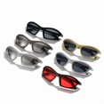 thumbnail image 4 of Geometric Sunglasses With UV400 Protection Trendy Full Mirror Sun Protection For Driving Travel Sports Outdoor, 4 of 4