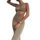 thumbnail image 2 of Txlixc Vestido largo con tirantes sexy para mujer Vestido ajustado de cintura alta sin espalda hueca Txlixc Moda, 2 of 7
