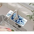 thumbnail image 1 of Kitchen Sink Splash Guard Faucet Mat -1 PC Super Absorbent Fast Drying Mat Sink Gadgets-Splash Guard Behind Faucet Drip Catcher for Kitchen, Bathroom,Sink Mat, Dish Drying Mat, Bathroom(15" X 5.5" ), 1 of 5
