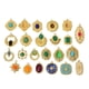 thumbnail image 4 of Accesorios para colgantes de piedra natural, collares y pendientes de acero de titanio con revestimiento al vacío de 18 quilates, productos semiacabados, accesorios, 4 of 5