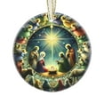 thumbnail image 2 of zhmrfg Christmas Transparent Printing Nativity Scene Pendant, Flat Christmas Decoration for Tree, Wall, or Table, Traditional Holiday Commemorative Ornament for Home, Office, and Seasonal Decor, 2 of 7