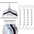 thumbnail image 4 of Vikakiooze Magic Stacking Wardrobe Hanger Multifunctional Folding Metal Drying Rack to Save And Organize Closet Space, Home Savings!, 4 of 4