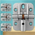 thumbnail image 3 of Adjustable 180 Degree Hinge, Locking Hinge Folding Hinge, Adjustable Door Hinge, Leaf Table Hinge, 4PCS, 3 of 8