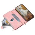 thumbnail image 2 of 2025 new style high quality For iPhone 16e Case Rhombus Imprinted Zipper Wallet, 2 of 5