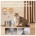 thumbnail image 4 of "Bebedero Para Mascotas,gatos Y Perros,de Acero Inoxidable 4l platedao ", 4 of 5