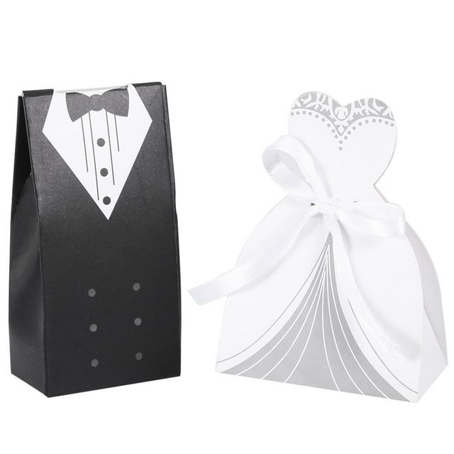 Rdeghly Candy Box Gift,Novel Elegant Romantic Cardboard Candy Box Wedding Party Gift Decoration, Novel Candy Box