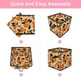 thumbnail image 6 of RATGDN Collapsible Fabric Cube Storage Bin with Double Handles for Living Room Bedroom Office Black - Orange Juice Fruit, 6 of 7
