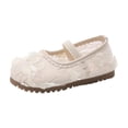thumbnail image 2 of hengsof Girls' Fashionable Mesh Floral Soft Sole Flat Shoes, Spring Summer Casual Shoes, Sweet and Versatile Princess Shoes, 2 of 8