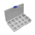 thumbnail image 5 of Clear Guitar Pick Storage Box with 15 Grids, 5 of 6