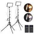 thumbnail image 1 of Andoer Andoer Dual-Color LED Photography Kit with 2 Adjustable Tripods, Remote Controls, and Cold Shoe Adapters, USB-C Powered, 2500K-9000K Color Temperature, 600 Lux Lighting, 1 of 6