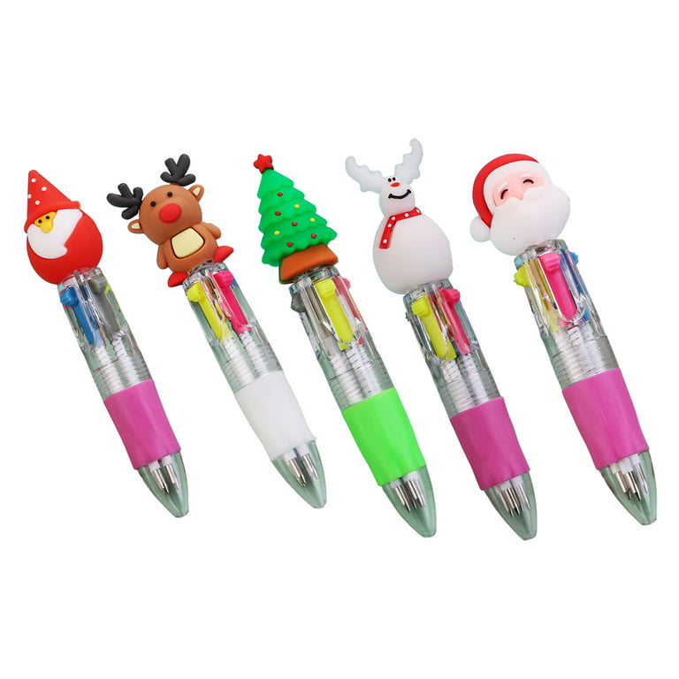 5pcs/set Cute Four-color Ballpoint Pen Set