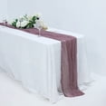thumbnail image 2 of Balsa Circle 10 Feet Amethyst Cotton Cheesecloth Gauze Extra Table Runner Home Decorations, 2 of 8