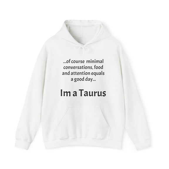 Funny Taurus Zodiac Unisex Heavy Blend™ Hooded Sweatshirt