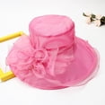 thumbnail image 5 of WEIYLL Chapeau de Soleil Femme Robe Grand Ombre Fleur Douche Nuptiale Plage Protection Solaire Couvre-Chef, 5 of 5