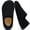 Black, variant on Fuzzy Slippers for Women Plush Closed Back Non-Slip Indoor House Slippers