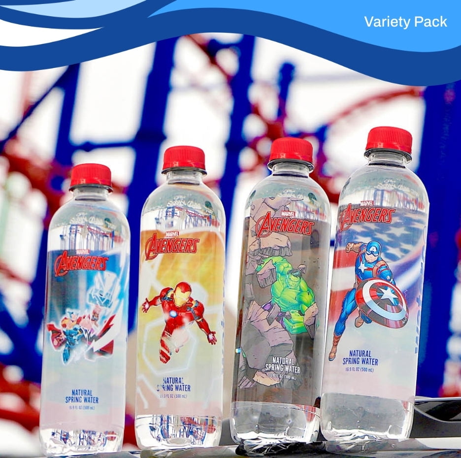 Marvel Avengers Marvel Avengers Water Bottle, Bottled Water, 24 x 16.9 oz