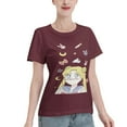 thumbnail image 2 of T-Shirt Basique à Manches Courtes pour Femmes Sailor Moon Lièvre Lunaire, 2 of 6