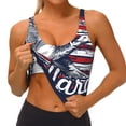 thumbnail image 3 of Sikiie Mallard Duck With American Flag Sports Bra for Women, Sports Bra Athletic Running Sports Bra, Workout Bra, Yoga Bra-XX-Large, 3 of 8