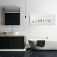 thumbnail image 2 of Stupell Industries Roll With It Phrase Charming Country Toilet Paper, 48 x 20, Design by Natalie Carpentieri, 2 of 7