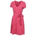 thumbnail image 3 of Mountain Warehouse Womens Santorini Flower Jersey Wrap Dress, 3 of 4