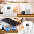 thumbnail image 2 of Reproductor de CD portátil que borra Bluetooth con doble altavoz TFT, 2 of 8