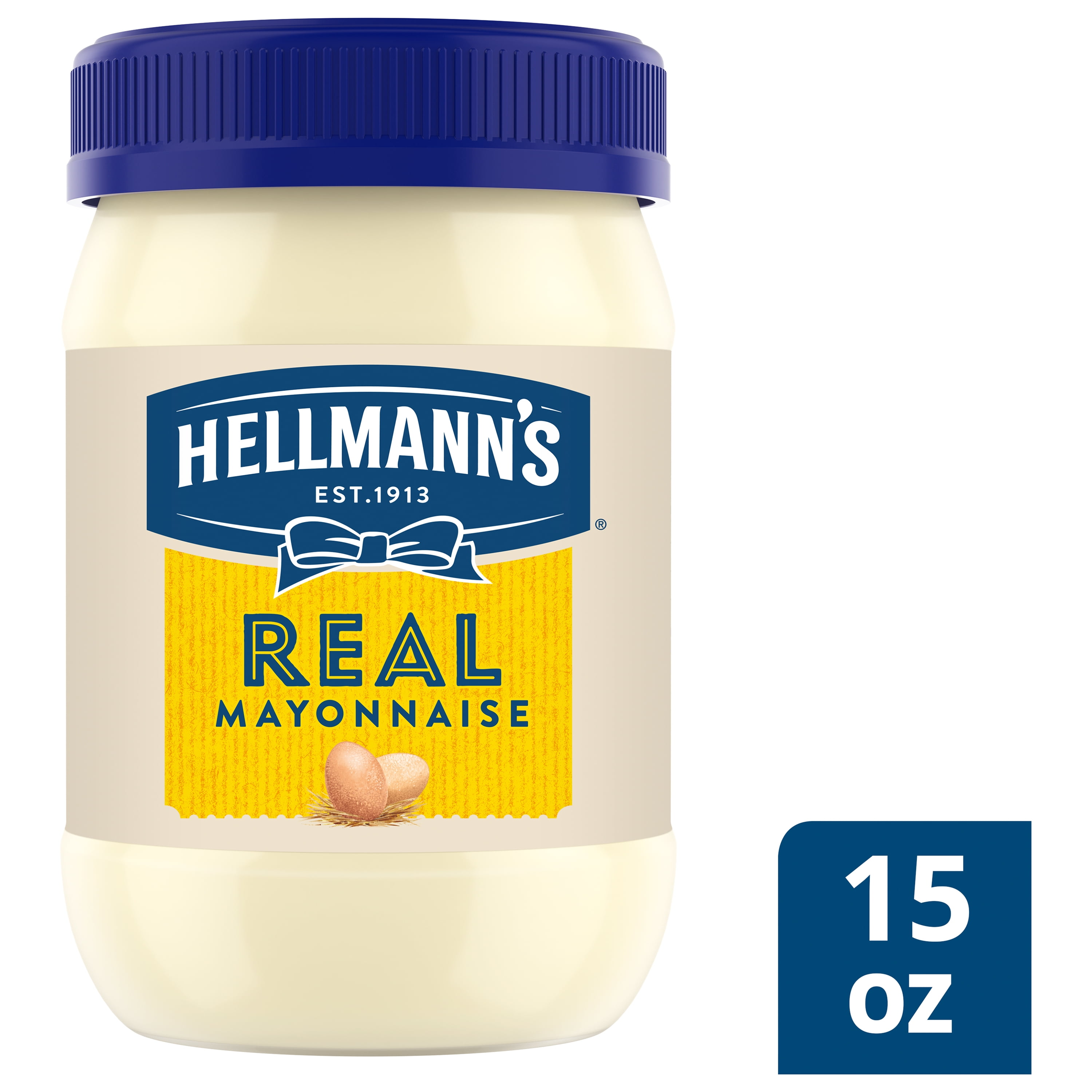 Hellmann&amp;#39;s Real Mayonnaise Real Mayo 15 oz - Walmart.com - Walmart.com