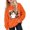 Orange, variant on ZHOGXU Halloween Themed Girls Pumpkin & Ghost Print Pullover Sweatshirt Long Sleeve O Neck Top For Kids Fashion Loose Fit Everyday Wear,Black,7-8 Years