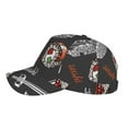 thumbnail image 5 of Fotbe Japanese Sushi Hashi Baseball Cap, Japanese Sushi Hashi Print Dad Hat,Outdoor Hat,Adjustable Sports Cap, Perfect For Activities, 5 of 9