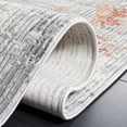 thumbnail image 5 of SAFAVIEH Invista Einri Abstract Area Rug, Grey/Light Grey, 6'7" x 6'7" Round, 5 of 8