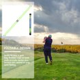 thumbnail image 2 of Toystoory Palo de alineación de golf portátil tres partes 122 cm ajuste de gestos varilla indicadora de dirección plegable herramienta al aire Golf Verde, 2 of 6