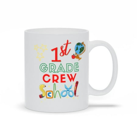 

1st Grade Crew Coffee Mug Teacher Mug Teacher Cup Coffee Mug Teacher Appreciation Best Teacher Gifts Thank you Teacher 1st grade squad mug