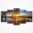 thumbnail image 2 of 5pcs Unframed Canvas Print Modern Large Abstract Home Wall Decor Art Picture, 2 of 8