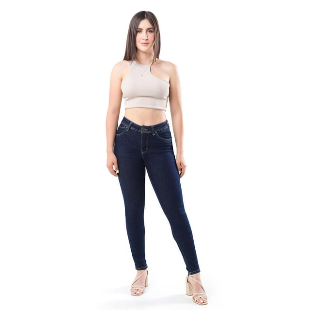 Jeans skinny con strech /Juvenil, 1136 (Azul oscuro) azul oscuro 9