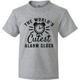 thumbnail image 3 of Inktastic The Worlds Cutest Alarm Clock Youth T-Shirt, 3 of 5