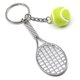 thumbnail image 4 of Llavero De Raqueta De Tenis De 4 Piezas, Llavero Creativo Porte-cls En Mtal Llavero Deportivo Pelota De Tenis, 4 of 5