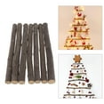 thumbnail image 4 of 7pcs Driftwood Wooden Log Rod Crafts Home Garden Model DIY Brown, 4 of 7