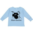 thumbnail image 3 of Inktastic Future Drummer Boys or Girls Long Sleeve Toddler T-Shirt, 3 of 5