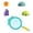 B, variant on Kids Fishing Toy Set with Net – 5PCS Floating Bath Toys, Color Changing Shark & Spray Water Sea Animals for Pool, Bathtub, Ages 3+