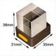thumbnail image 5 of Reloj Inteligente Holográfico con Pantalla de Fotos en Forma de Cubo de Cristal, Wifi, Meteorológico, USB y Álbum de Animaciones GIF., 5 of 7