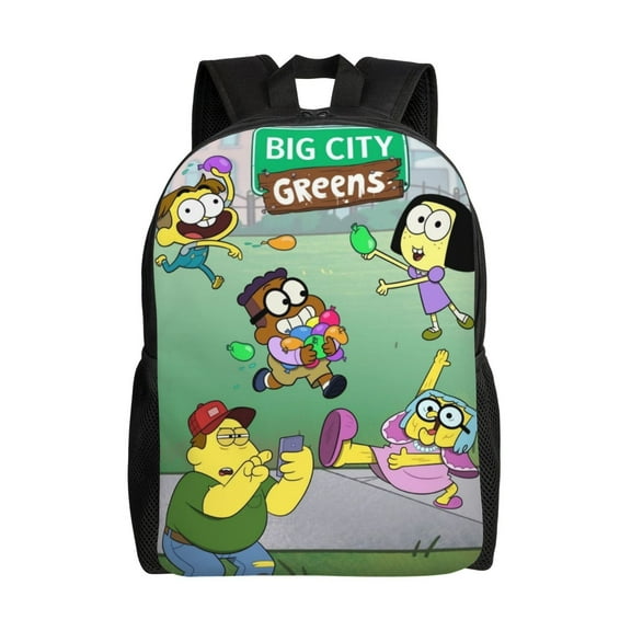 Big City Greens Backpack, Cartoon Anime Laptop Backpack Travel Backpacks for men women Casual Daypack for Hiking Gifts