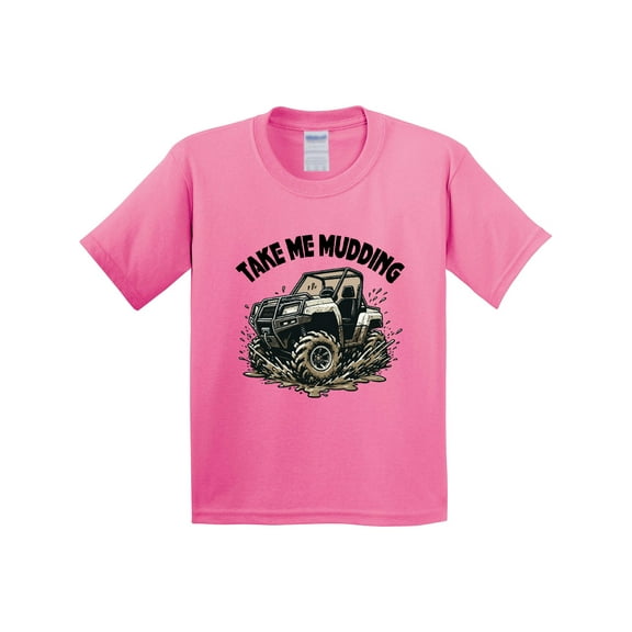 Inktastic Mudding off Road Adventure Four Wheeling Youth T-Shirt