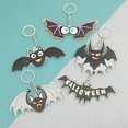 thumbnail image 2 of halloween keychain Bat Pumpkin Spectre Reaper Keyring 3D Silicone Halloween Key Chains Car Key Accessory for Men Holiday Party, 2 of 4