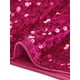 thumbnail image 5 of Falda Brillante de Lentejuelas de Cintura Alta para Mujeres INSPIRE CHIC, Falda Mini Elástica para Fiesta L Color Rosa Fucsia, 5 of 6