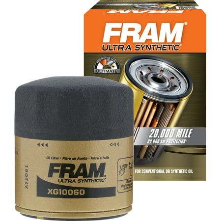 FRAM Ultra Synthetic Oil Filter, XG10060 (Best Oil Filter For Synthetic Oil)