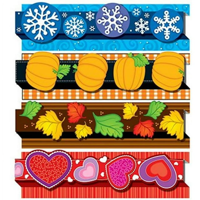 Carson Dellosa CD-144176 Saisonnier Pop-Its Border Set