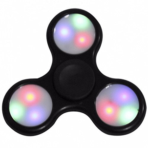 3pcs LED Light Wick with Switch 4pcs Silicone 608 Tri Fidget Hand Spinner Toy 