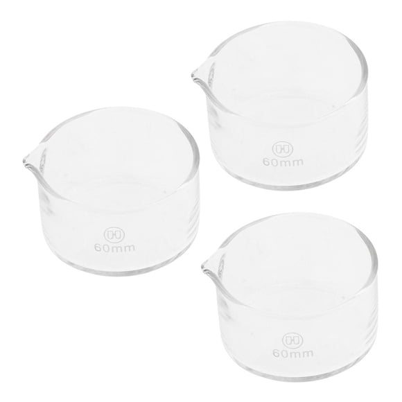 Platos de Cristal de reutilizables de 3 Piezas de 60 mm Zulema Platos de cristalización reutilizables